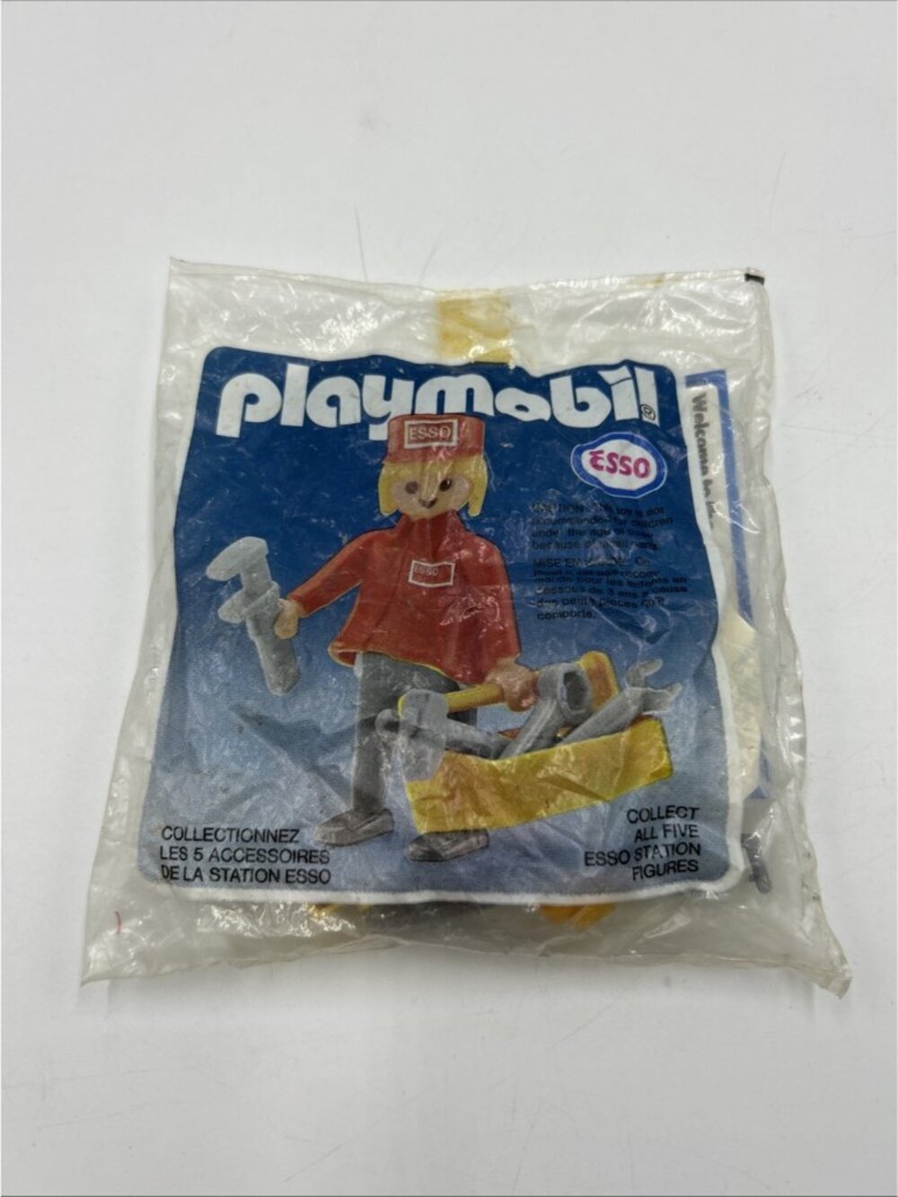 Vintage PLAYMOBIL ESSO Mechanical 1985 SEALED Figurine Brand New✅